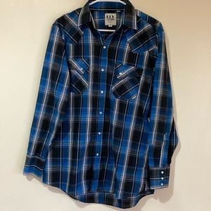 Ely cattleman lightweight western pearl snap shirt